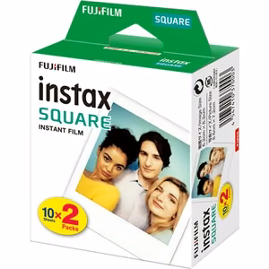 Fujifilm momentinio fotoaparato juostelė Instax Square Glossy (4547410549157) – 20 kadrų, 62 × 62 mm