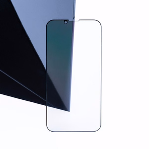 Apsauginis stiklas 5D pilnai prilipintas grūdintas stiklas - skirtas iPhone 12 Pro Max (Privatumo), juodas