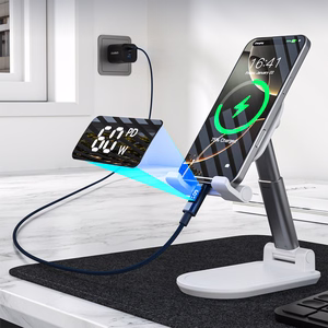 Choetech XCC-1068 PD 60W USB-C — USB-C кабель с дисплеем 1.2 m — синий