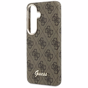 Guess case 4G Script MagSafe for Samsung Galaxy S26 brown