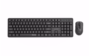 GEMBIRD KBS-WMS-01 belaidė klaviatūra ir pelė, ENG, juoda