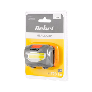 Rebel COB headlamp, 3 W