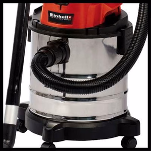 Einhell TC-VC 18/20 Li S-Solo – cordless wet-and-dry vacuum cleaner, 20 L, black/grey/red