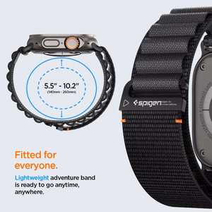 Strap Spigen WBF1 Strap for Apple Watch 44 / 45 / 46 / 49 mm - Black
