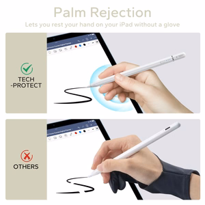Tech-Protect skaitmeninis magnetinis rašiklis 3 magnetiniais iPad planšetei - baltas