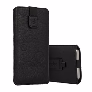 WONDER Deko Pouch чехол (Размер XXL) для Samsung S25 Ultra/S24 Ultra/M35/M23/A16 5G/Xiaomi Redmi 14C черный