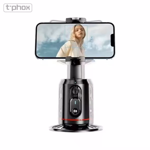 T-PHOX iCircle stabilizatorius/trikojis su AI 360 veido sekimu, juodas laikiklis