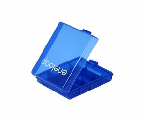 Įkraunamos baterijos PANASONIC ENELOOP AA 2000 mAh 4 vnt. + dėklas (BK-3MCDE/4CP+CASE)
