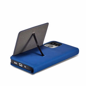 Magnet Card Case для Samsung Galaxy S23 Ultra флип-чехол кошелёк подставка синий