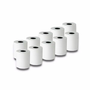 Qoltec 51895 terminio popieriaus ritinėliai be BPA, 57 × 30 mm, 55 g/m², 10 vnt.