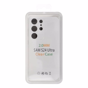 Чехол для Samsung S24 ULTRA Clear Case 2 мм Box прозрачный