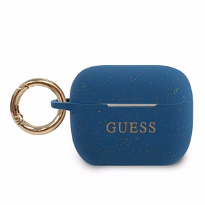 Guess GUACAPSILGLBL AirPods Pro чехол синий/синий Silicone Glitter