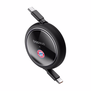 Кабель Baseus USB-C на USB-C 100W (чёрный) Bayern Edition