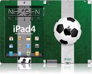 Nexgen „Soccer Field 3D“ dekoratyvinių lipdukų komplektas, skirtas iPad 2/3/4