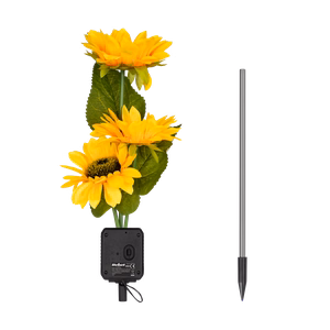 Rebel decorative solar garden light, sunflower
