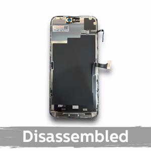 LCD Display Compatible With iPhone 15 Pro Max Black / 100% Genuine / (from new device) + Sensor Flex