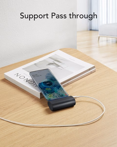Powerbank Veger PlugOn (W0556/V0556) PD QC3.0 3A 20W 5000 mAh with a built-in connector Type C black