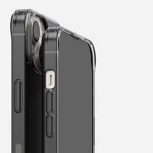 Ringke Fusion Matte dėklas iPhone 14 Plus su geliniu rėmeliu – pilkas