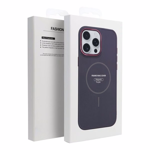 Чехол для Samsung A07 Frame Mag Cover совместимый с MagSafe фиолетовый