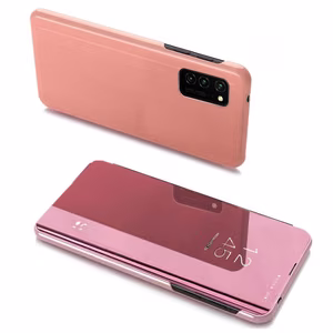 Чехол Clear View для Samsung Galaxy A03s (166.5) розовый