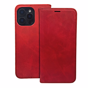 Smart Suede case for Motorola Moto E14 / G24 / G04 / G04S red
