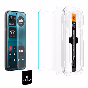 Spigen Glas.tR EZ Fit Pro grūdintas apsauginis stiklas, skirtas „Nothing Phone 4A Pro“, 2 vnt.