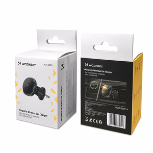 Belaidis automobilinis įkroviklis+laikiklis Wozinsky (WCT5-6S2Y) magnetinis (MagSafe 15W) ventiliacijos grotelėms juodas