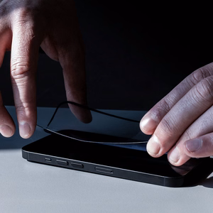 Crong 7D Nano Flexible Glass 9H visą ekraną dengiantis hibridinis apsauginis stiklas, skirtas Samsung Galaxy A72