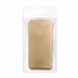 DUAL POCKET knygos tipo dėklas telefonui XIAOMI Redmi Note 13 Pro Plus 5G auksinis