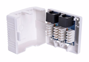 Lanberg OU6-0002-W elektros paskirstymo dėžutė RJ-45 Balta