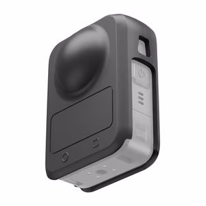 Silikoninis dėklas su objektyvo dangteliu PULUZ DJI Osmo 360 (juodas)
