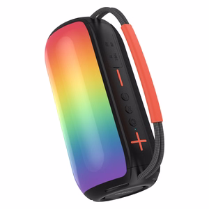 Dudao Y21 belaidis garsiakalbis su RGB apšvietimu Bluetooth 5.3 - juodas
