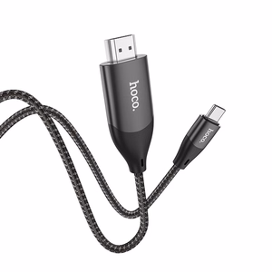 Кабель Hoco UA16 Type-C - HDMI 2.0м серый