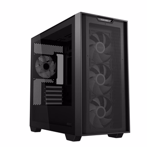 ASUS A21 PLUS MidiTower juodas ARGB skaidrus skydelis MicroATX MiniITX