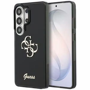 Guess чехол IML Big Metal 4G Script для Samsung Galaxy S26 Ultra чёрный
