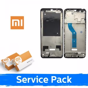 LCD ekranas skirtas Xiaomi Redmi 14C 4G / Poco C75 juodas su rėmeliu (Service Pack)