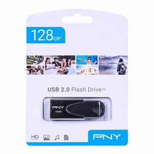PNY Attaché 4 2.0 128GB USB atmintukas USB A tipo Juoda