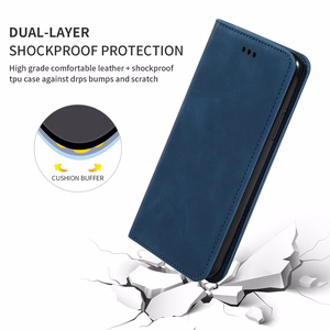 Чехол Business Style Xiaomi Redmi 13 4G Redmi 13 5G Poco M6 4G тёмно-синий