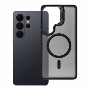 Чехол для Samsung S26 ULTRA Forcell F-Protect Shadow Stand Premium совместимый с MagSafe черный