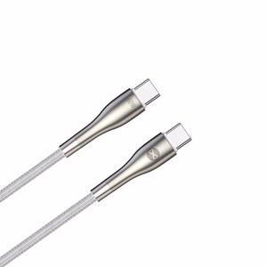 Forever Sleek кабель USB-C - USB-C 1,0 m 60W белый