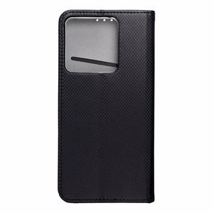 Išmanus dėklas knygos tipo XIAOMI Redmi Note 13 Pro 5G telefonui - juodas
