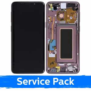 LCD Display Compatible With Samsung G960 S9 with Frame Purple (Service Pack)
