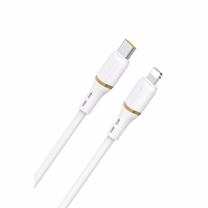 Dudao L25X USB-C to Lightning cable, 30 W, 1.0 m, White