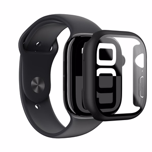 AmazingThing Radix Glass чехол для Apple Watch 46 мм – чёрный