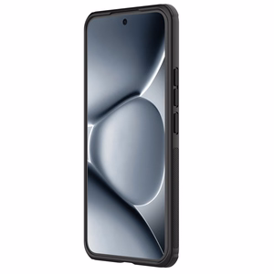 Nillkin Super Frosted Shield Pro dėklas Xiaomi Redmi Note 15 Pro+ 5G/Poco M8 Pro 5G juodas