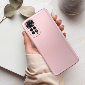 METALLIC dėklas telefonui XIAOMI Redmi NOTE 14 5G rožinis