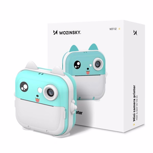 Wozinsky WDT-02 vaikų kamera su terminiu spausdintuvu - mėlyna
