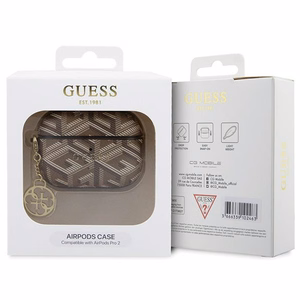 Guess GUAP2PGCE4CW dėklas AirPods Pro 2 - rudas GCube Charm