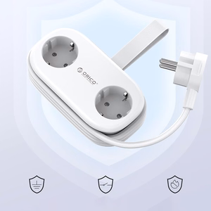 Orico AP3 20W GaN 5in1 удлинитель 2x AC + 2x USB-A + 1x USB-C - белый