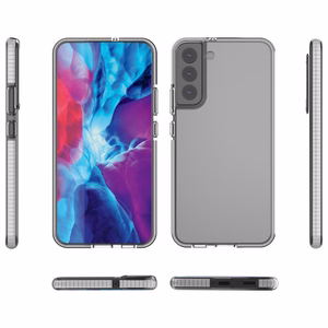 Spring Case гелевый чехол с цветной рамкой для Samsung Galaxy S22+ (S22 Plus) Тёмно-синий